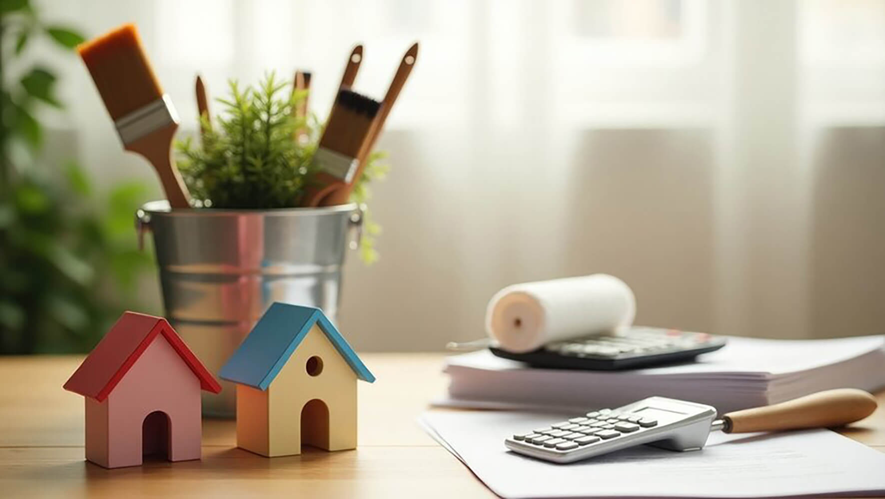 Professional interior house painting in progress in an Ardmore OK home